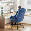 Fauteuil de bureau ergonomique à haut dossier avec support lombaire Aime, fauteuil de direction en cuir PU, fauteuil de jeu d'ordinateur-529012281