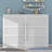 Queen Size Horizontal Murphy Bed Wall Bed With LED Lights-107510387