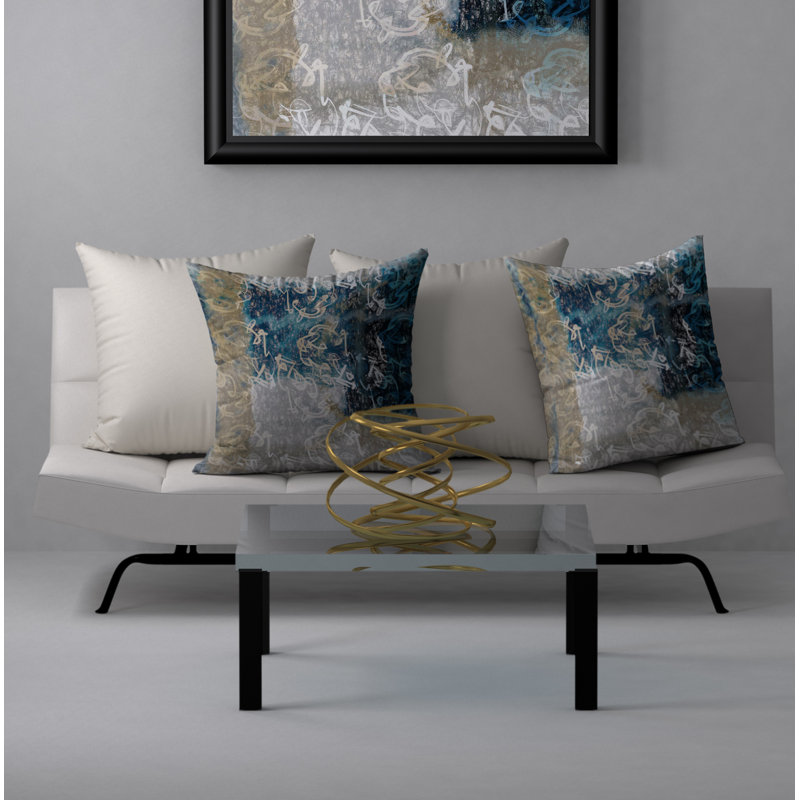 Housse de coussin carrée/insert, 20 po x 20 po