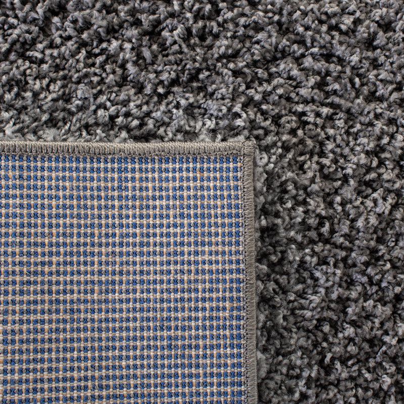 Schwanke Shag Performance Solid Color Rug, Rectangle 5'3" x 7'6"