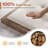 Behka Queen Solid Wood Platform Bed with Upholstered Tufted Headboard, Ash Gray-1772858242-1772858301