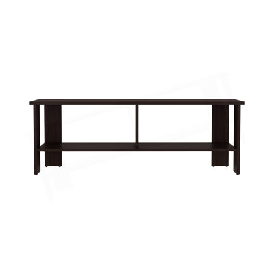 Meuble télé 47 po avec deux tablettes Navia pour salon, chambre à coucher et divertissement