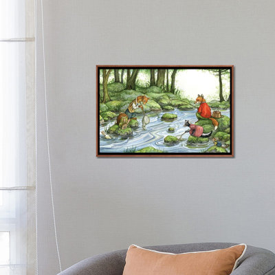 Pêche avec le renard et ses amis