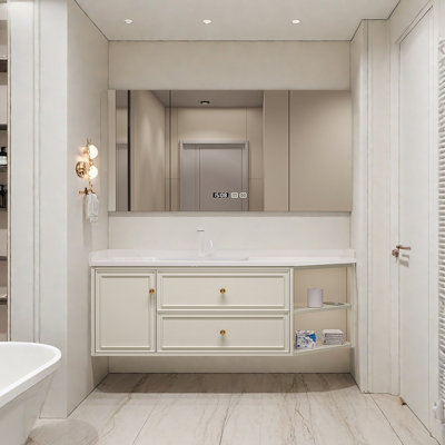 Armoire de salle de bain minimaliste de style italien