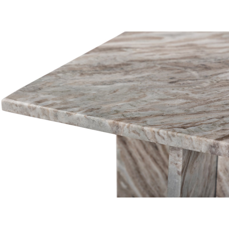 Table de bout Verona Cain, Brun
