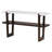 Narrow Console Table With Marble-Effect Top, Retro Entryway Table With Open Shelf, Sofa Table For Entryway, Hallway And Living Room-1654315073