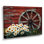 «Craighead Countryside Sunflowers By The Wagon Wheel», art mural tournesols
