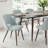 9-Piece Extendable Dining Table Set With Upholstered Side Chairs-123803693