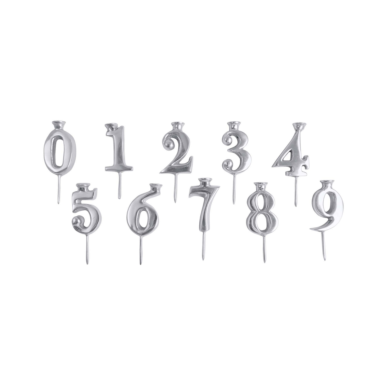 Mariposa Number Candle Holder Set