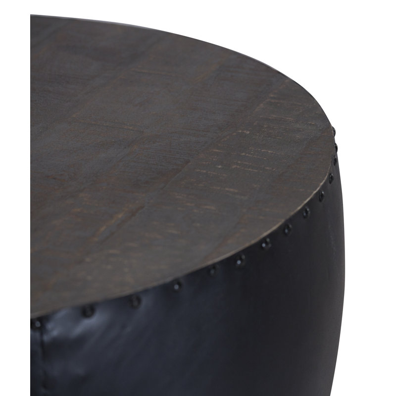 Solid Wood Top End Table