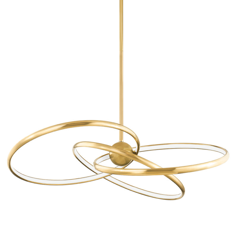 Alula 3 Light Chandelier, 16.32" H x 42" W x 42" D