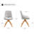 Swivel Fabric Upholstered Office Chair With Solid Wood Base-492245352