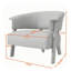 Fauteuil d'appoint capitonné à oreilles avec accoudoirs enveloppants et lattes robustes-1867618787