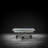 Fenster Extendable Glass Top Metal Base Dining Table