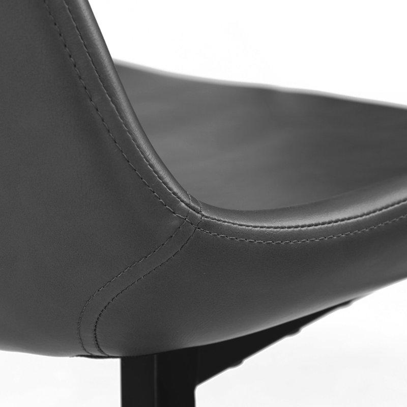 Tabouret de bar et de comptoir Rasnick, Gris, Tabouret de bar (siège d'une hauteur de 30 po)