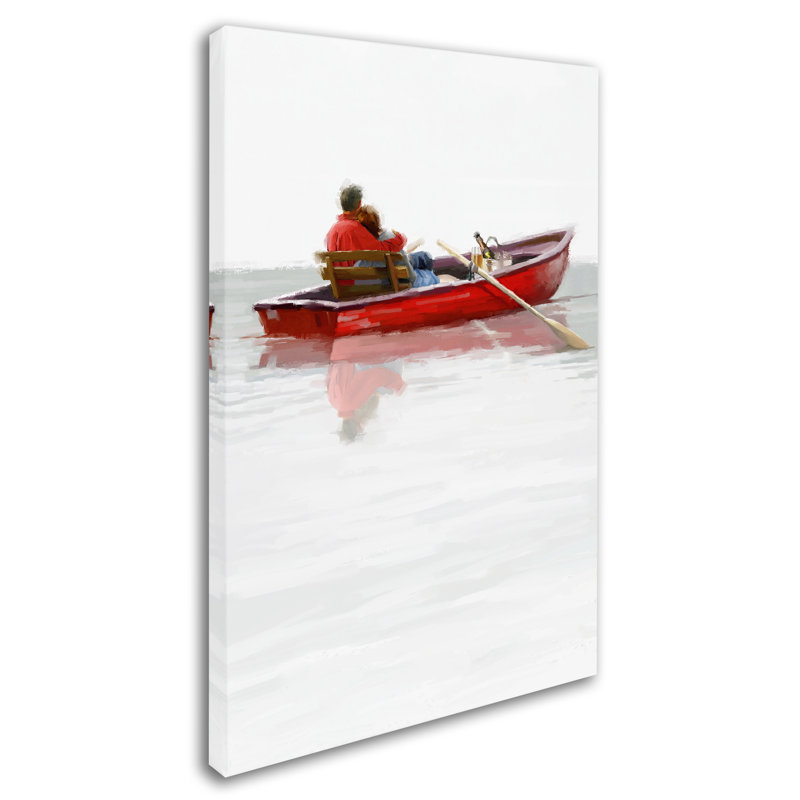 «Boating Lake», reproduction sur toile tendue, H 19 po x l 12 po x P 2 po