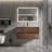 Kersha 36 Inch Single Bathroom Vanity with Ceramic Top with Overflow, Pre-Assembled-911790135-907008363-931875227