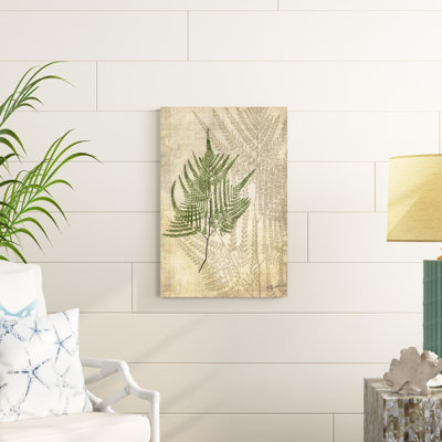 «British Ferns V», peinture sur toile