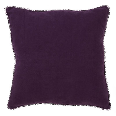 Garter 20" x 20" Linen Throw Pillow