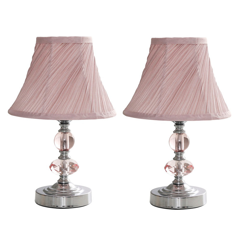 Napier Metal Table Lamp, Pink