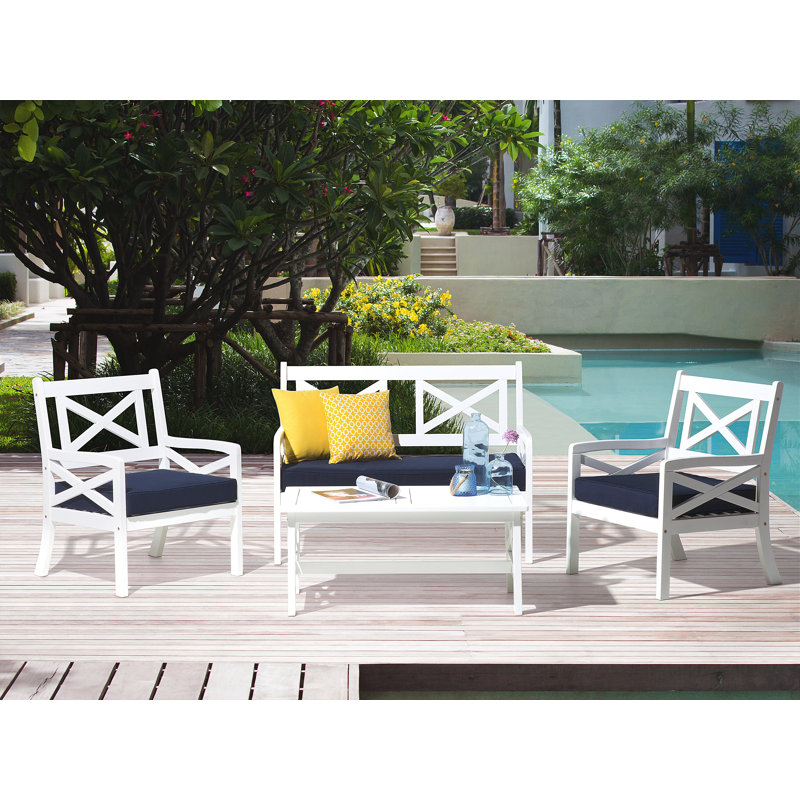 Malek Solid Wood Acacia Outdoor Bench