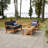 Ellie-Maye Rectangular Teak Solid Wood Outdoor Coffee Table , 47 " W 24 " D