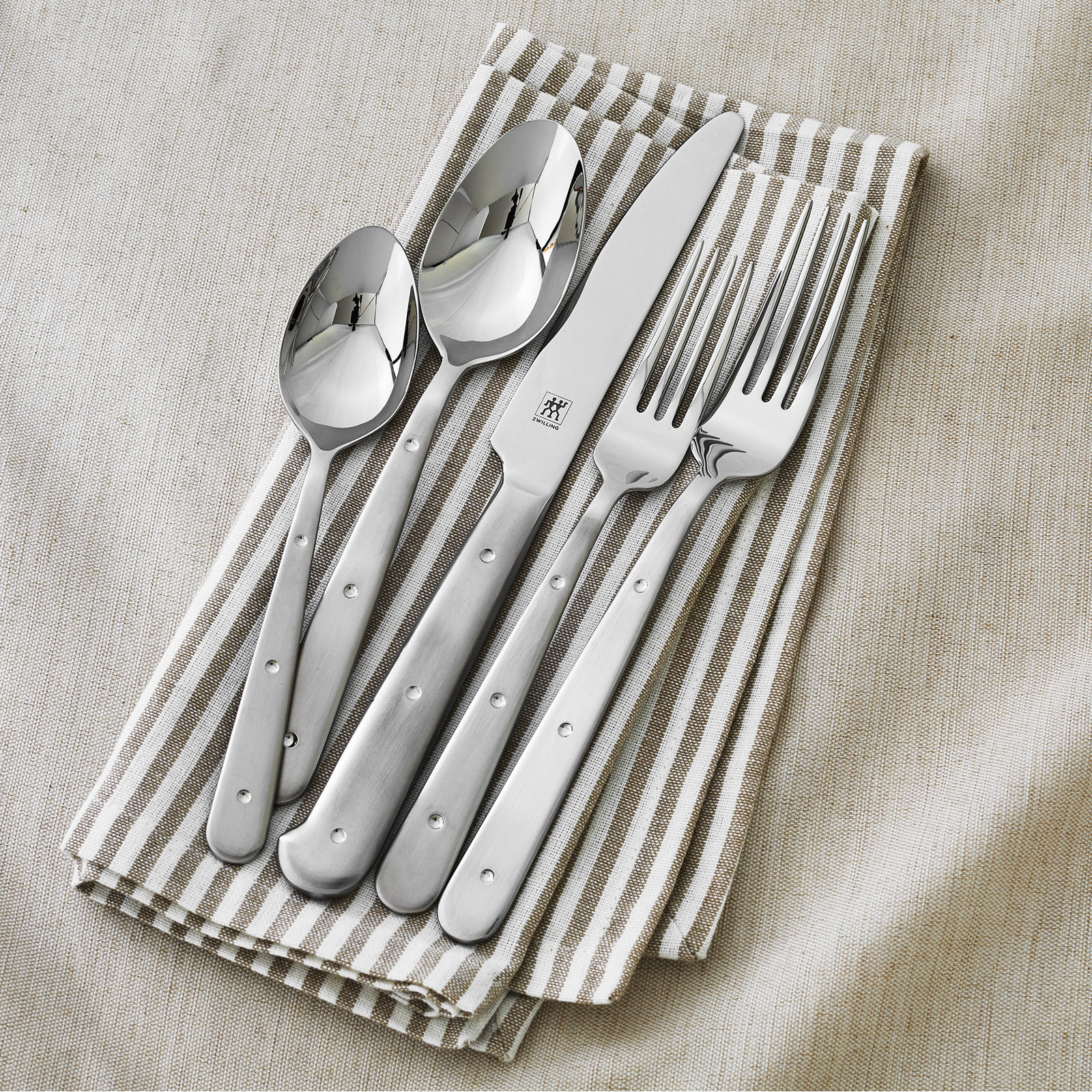 ZWILLING Porterhouse 45-Piece 18/10 Stainless Steel Flatware Set