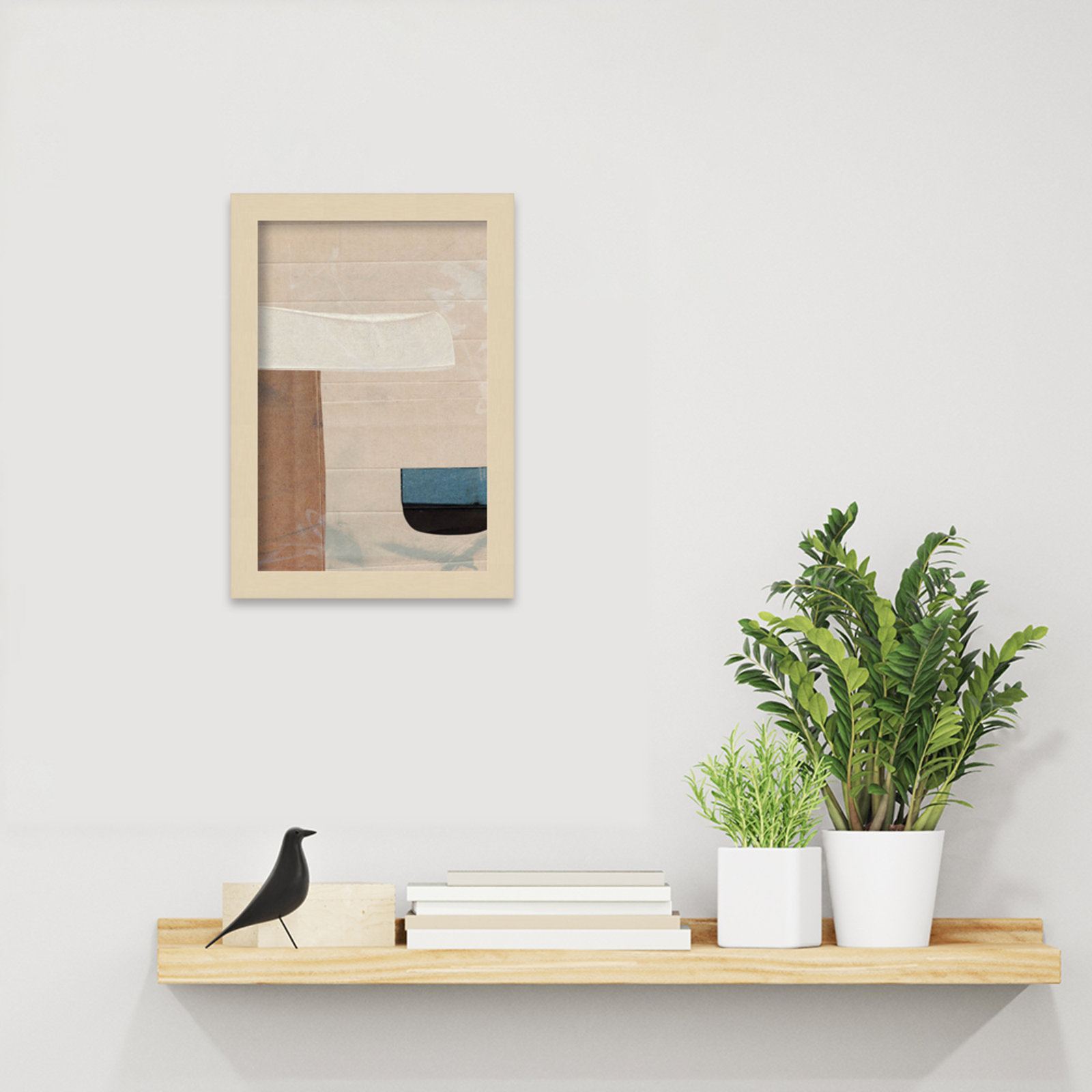 Cleve "Sauna Serenity" Print by Dan Hobday, Brown, 13" H x 9" W