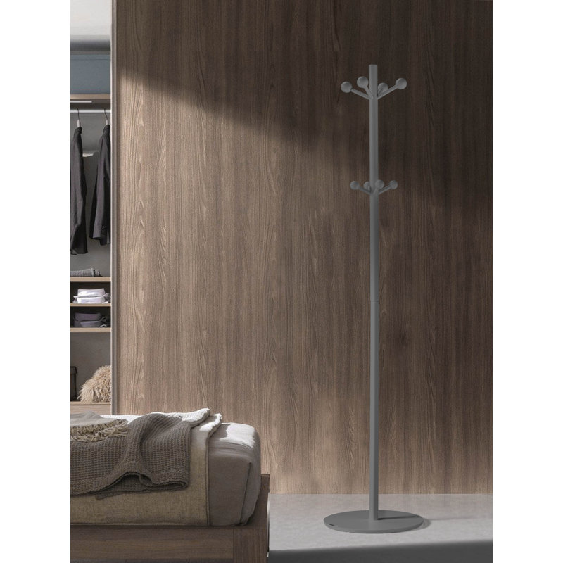 Shellenberger Solid Wood Coat Rack, Cherry