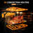 24" Electric Single Wall Oven, 2.5 Cu.ft Convection Built-In Oven with 10 Cooking Functions, Touch Control, Timer & Safety Lock