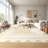 Washable Scalloped Area Rugs Living Room Rug Non Slip Stain-Resistant Rug for Bedroom Dining Room Home Office Linen-906377232-906377239