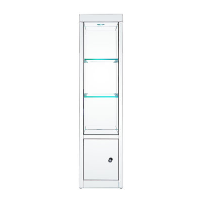 Manus Silver/Clear Extra Shelving