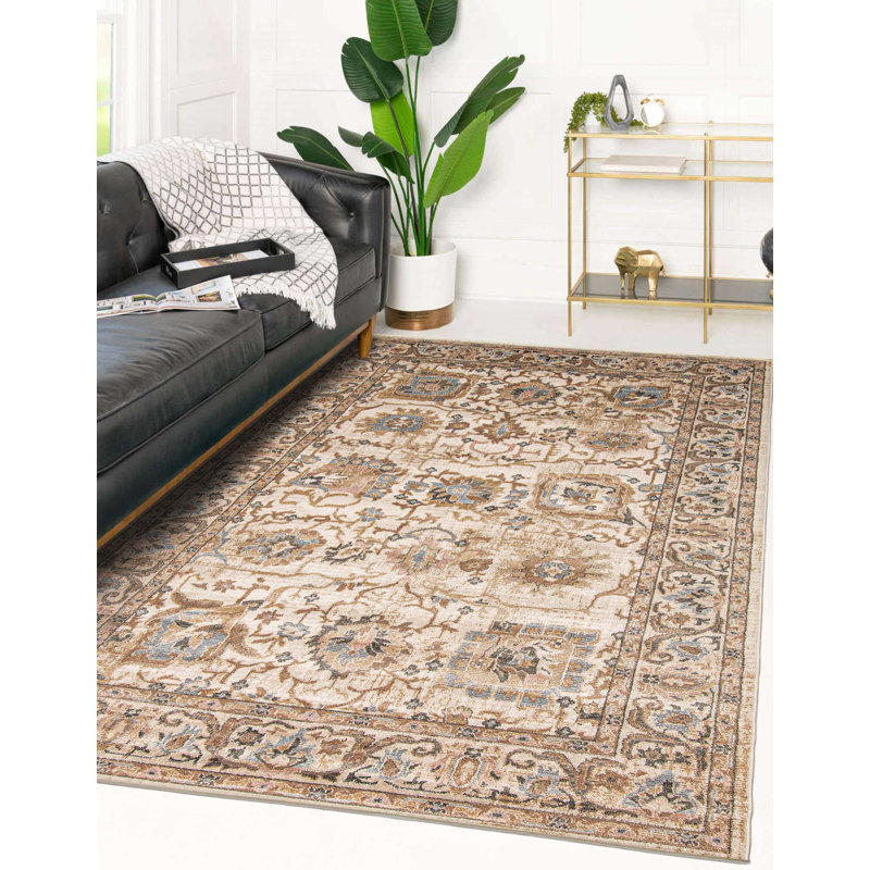 Tapis ivoire Tuscany, Rectangle de 5 pi x 8 pi