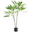 Dracaena artificiel dans un pot, plante Dracaena vert artificiel, faux arbre de dragon pour la décoration intérieure