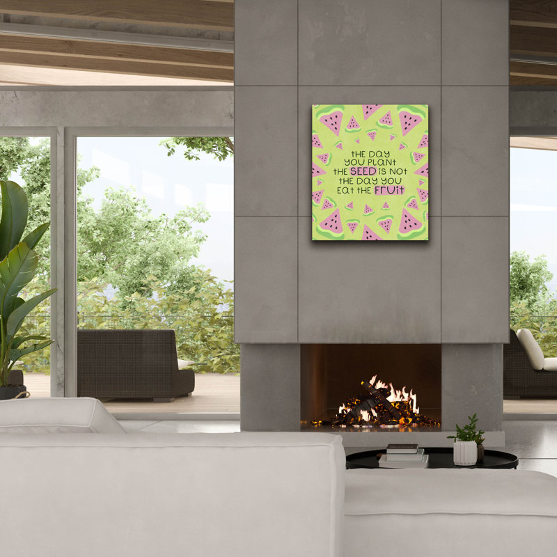 Toile épique Graffiti «Plant The Seed» par Club Daydream, 26 po x 30 po, H 30 po x l 26 po