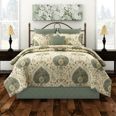 Cotton Box Stitch Geometric Shapes Comforter