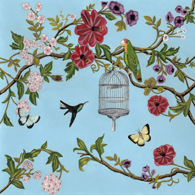 Chant d'oiseau chinoiserie I