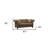 67" Brown And Dark Brown Linen Loveseat-1322895848