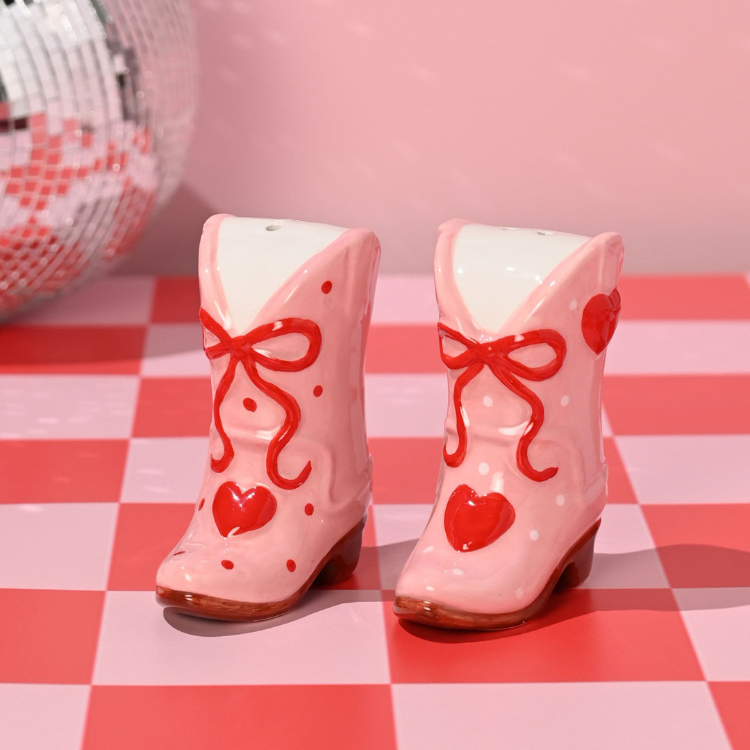 The Feel Good Club Ceramic Electric Salt and Pepper Shaker Set