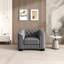 Fauteuil moderne simple avec coussin de siège épais et amovible, pour vous détendre et ajouter du style à n'importe quel espace-1464568108