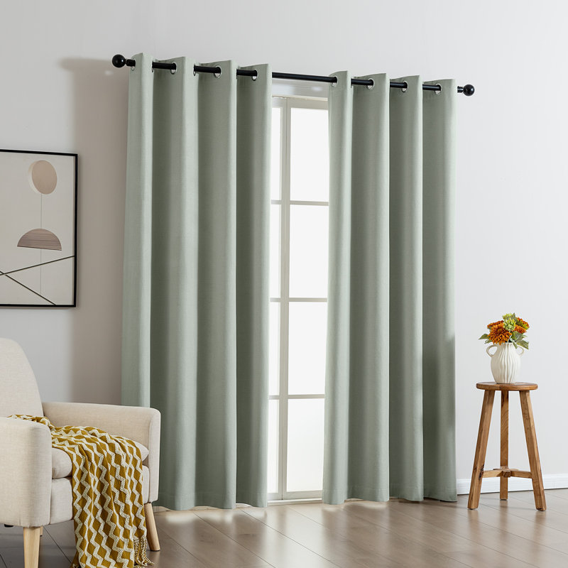 Ensemble de 2 voilages plissés Sleep Zone, L 42 po x L 63 po, Beige