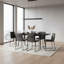 Extendable Metal Base Dining Table-2108697208