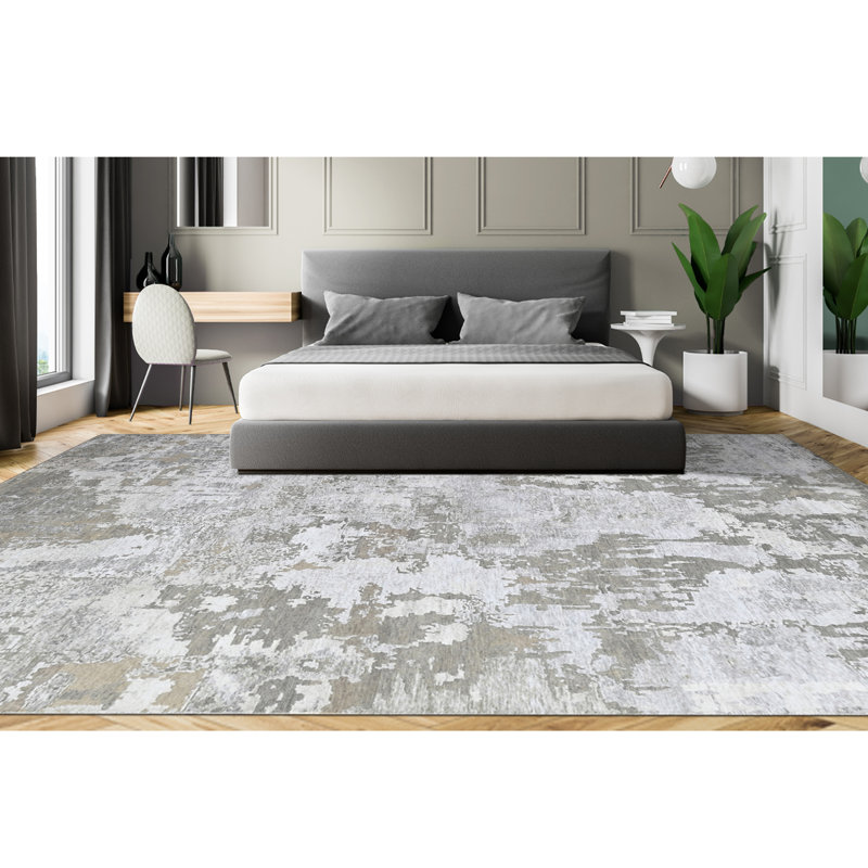Abstract Area Rug, Rectangle 8' x 10'
