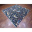 Tapis oriental noué à la main 8 pi x 8 pi bleu Peshawar CC15841CA44A427AA7F16716C1BE90D1