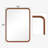 Arc-Cornered Wall Mirror with Wooden Frame-752068858-748454364