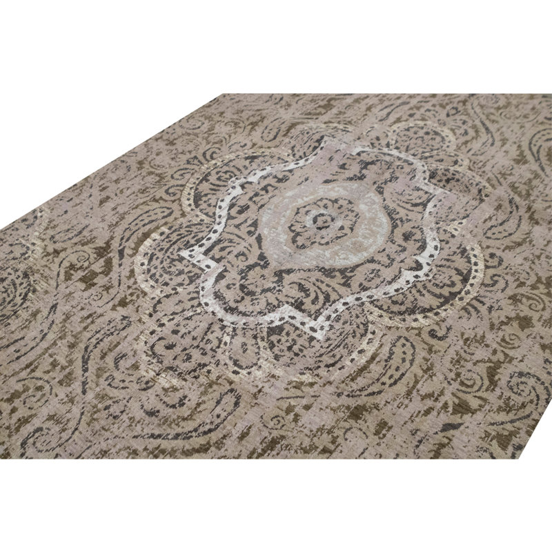 Hand Knotted Area Rug in Grain