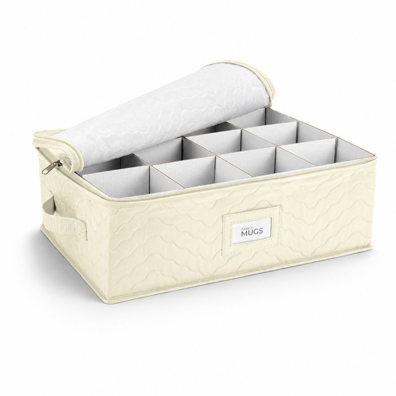 Rangement pour verres à pied, Beige