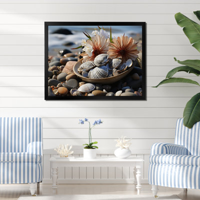 «Beach Photo Seashell Sonata III», reproduction d'art sur toile