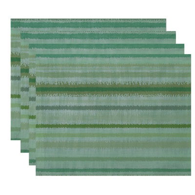 Dorazio Polyester Striped Rectangle Placemat
