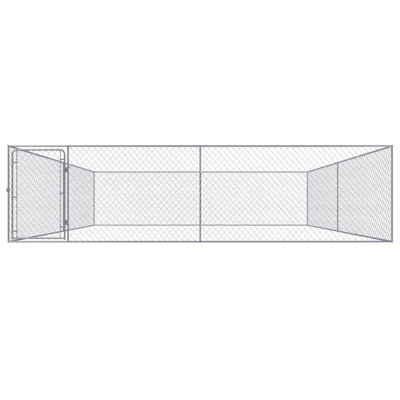 Newenton Galvanised Steel Kennel With Door